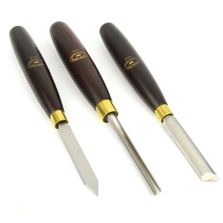 Crown Tools 3 Piece HSS Pen Woodturning Set 24160